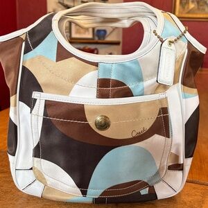 Coach Ergo Optic Scarf Print shoulder bag